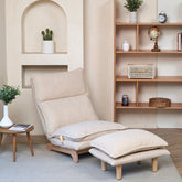 Bellemave® Foldable Reclining Chair with Footstool - Bellemave